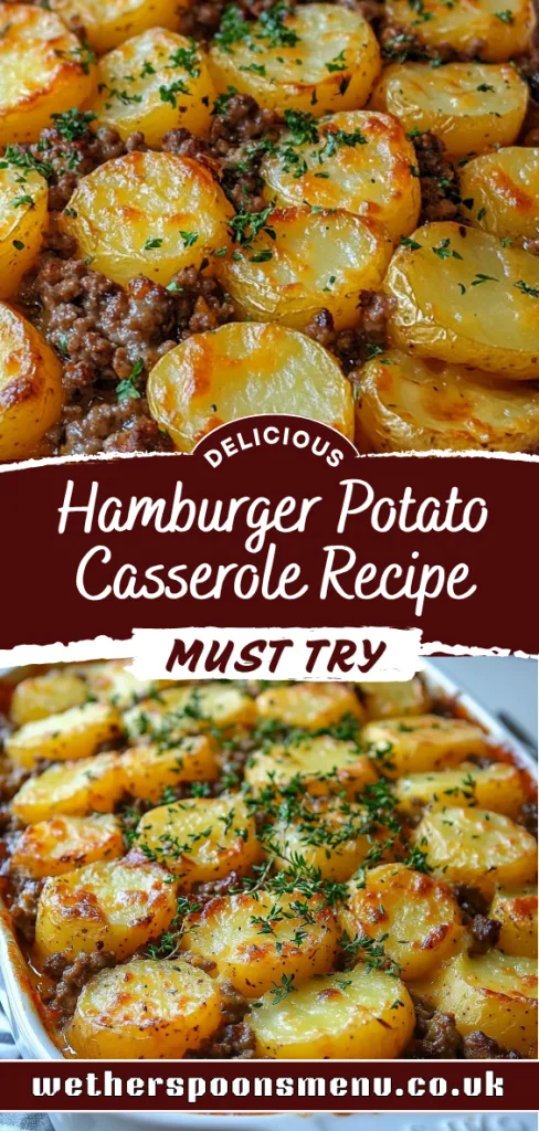 Hamburger Potato Casserole Recipe