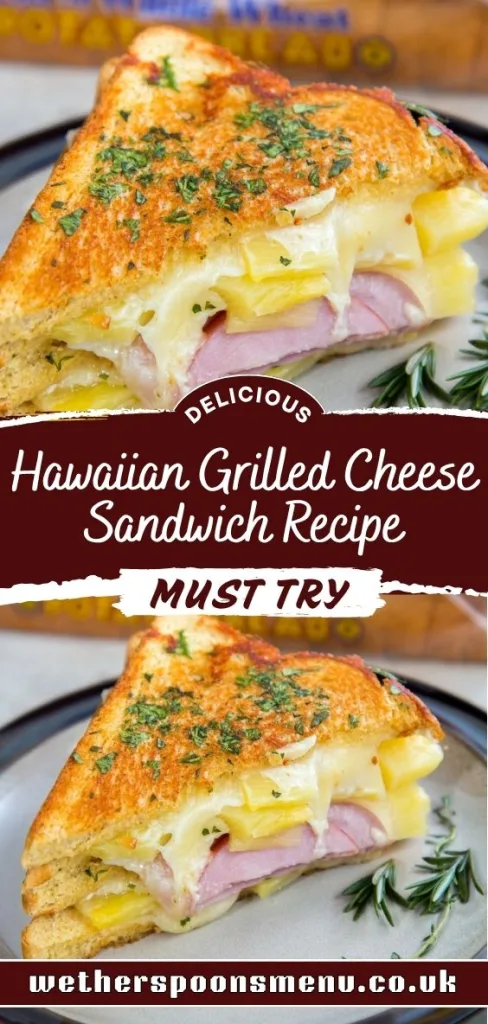 Hawaiian Grilled Cheese Sandwich Recipe