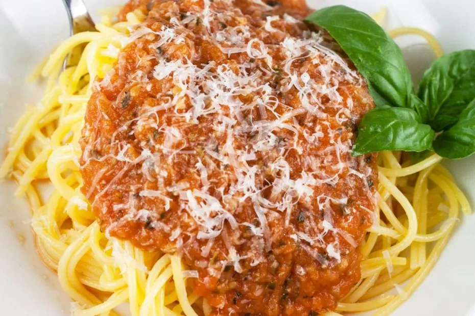 Homemade Spaghetti Sauce Recipe
