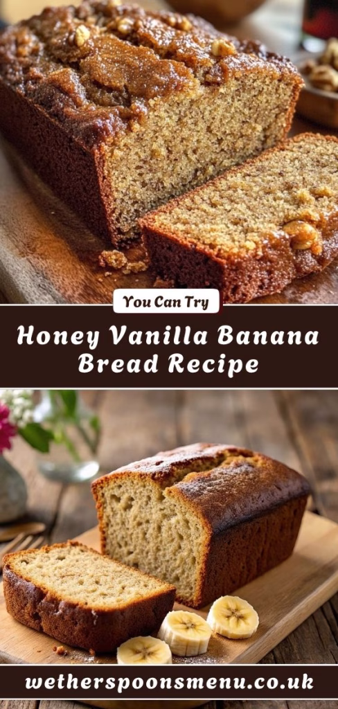 Honey Vanilla Banana Bread Recipe