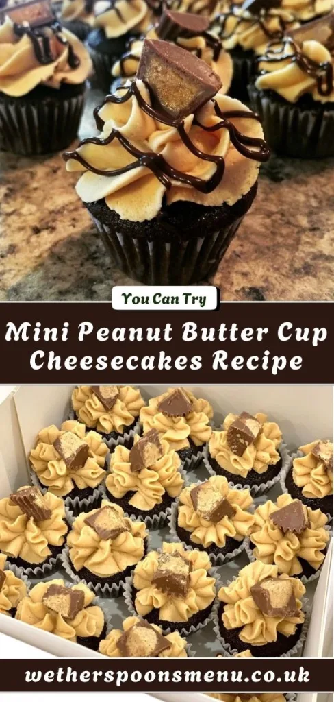 Mini Peanut Butter Cup Cheesecakes Recipe