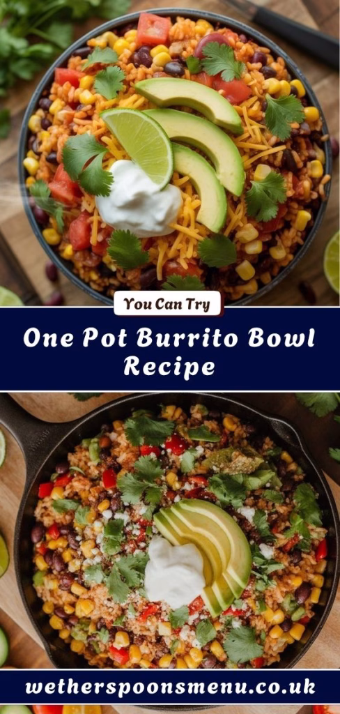 One Pot Burrito Bowl Recipe