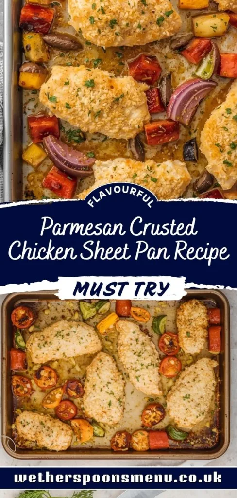 Parmesan Crusted Chicken Sheet Pan Recipe