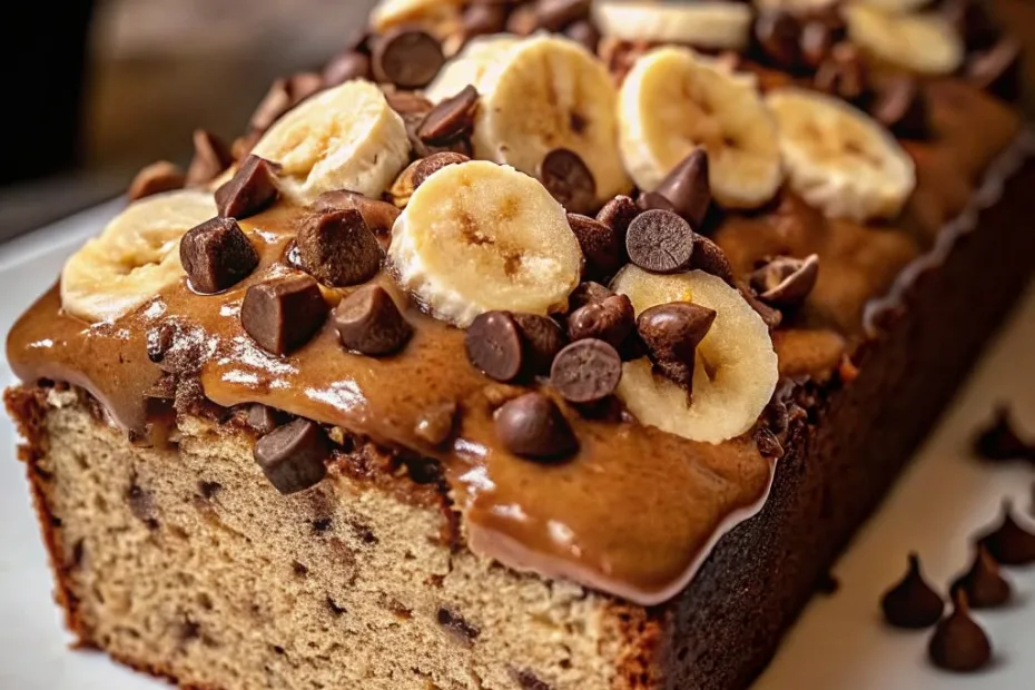 Peanut Butter Banana Bread Recipe