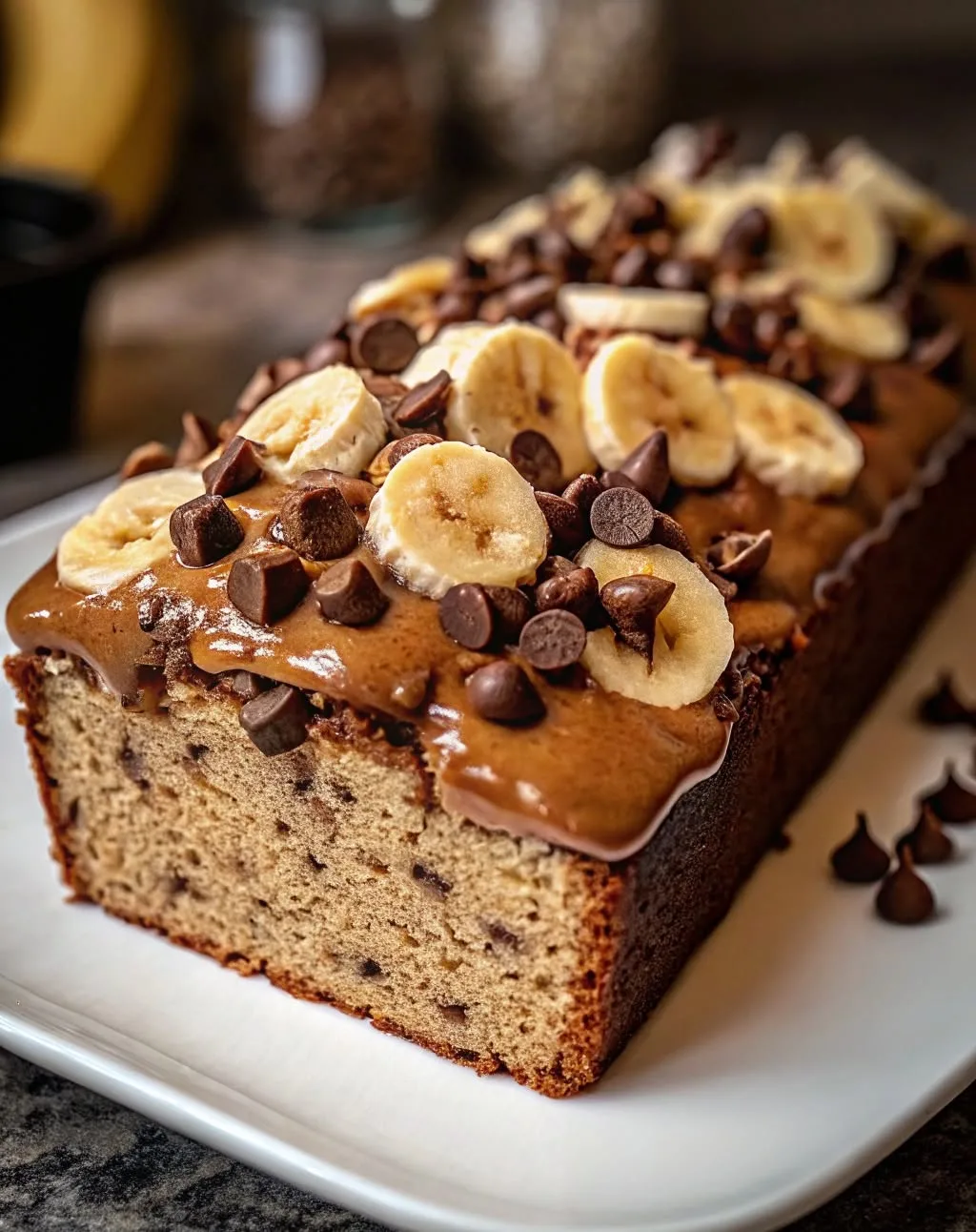 Peanut Butter Banana Bread Recipe