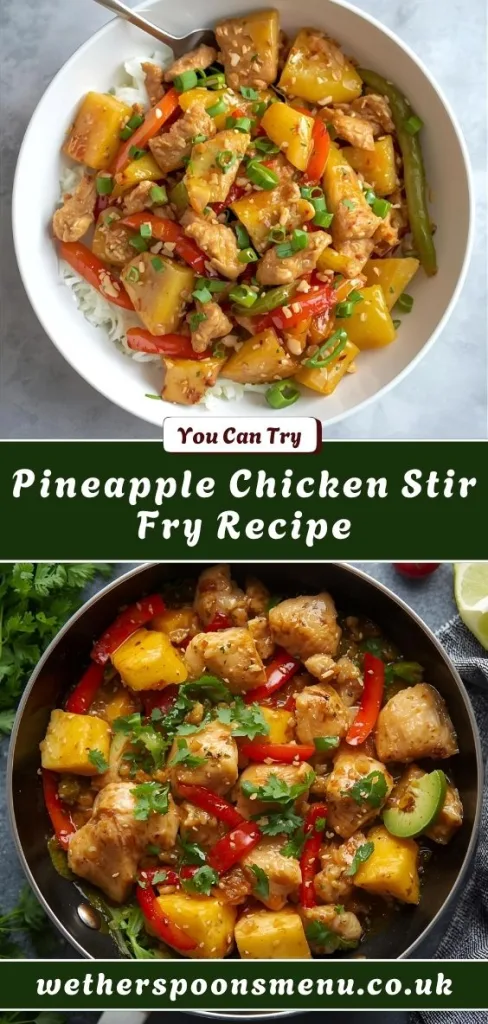 Pineapple Chicken Stir Fry Recipe