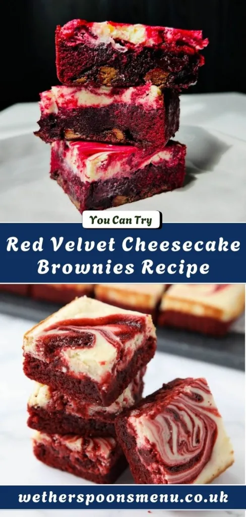 Red Velvet Cheesecake Brownies Recipe