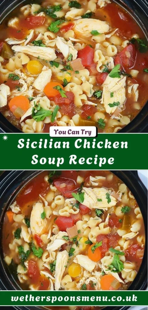 Sicilian Chicken Soup Recipe