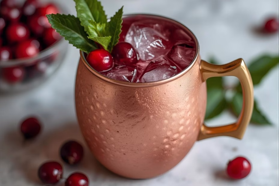 Cranberry Mule / Christmas Mule Recipe