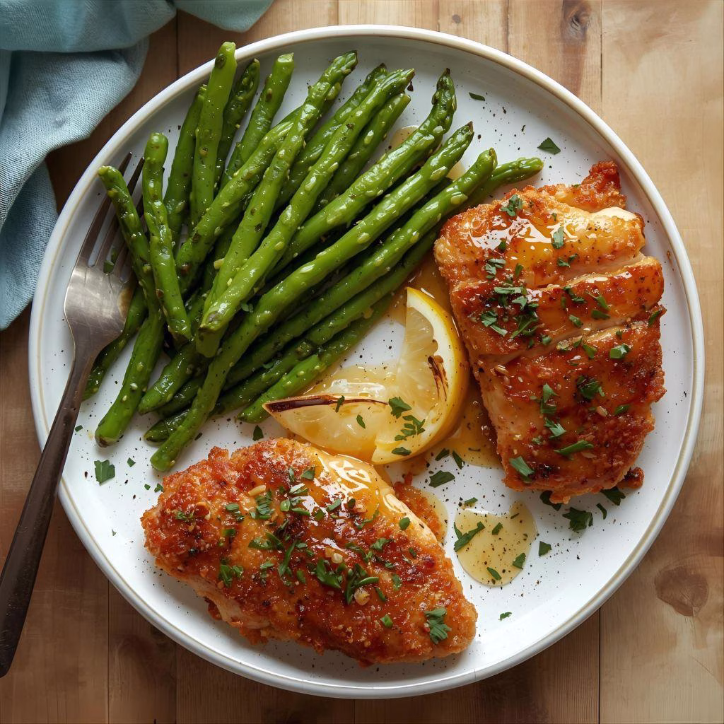Double Crunch Honey Garlic Chicken Breasts Recipe