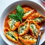 Spinach Ricotta Stuffed Shells Recipe