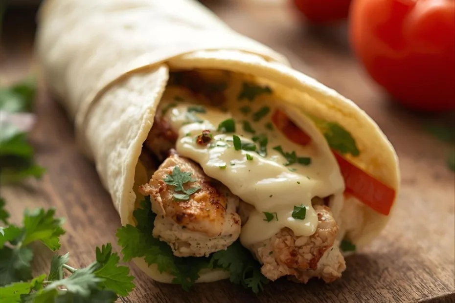 Chicken Caesar Wrap Recipe