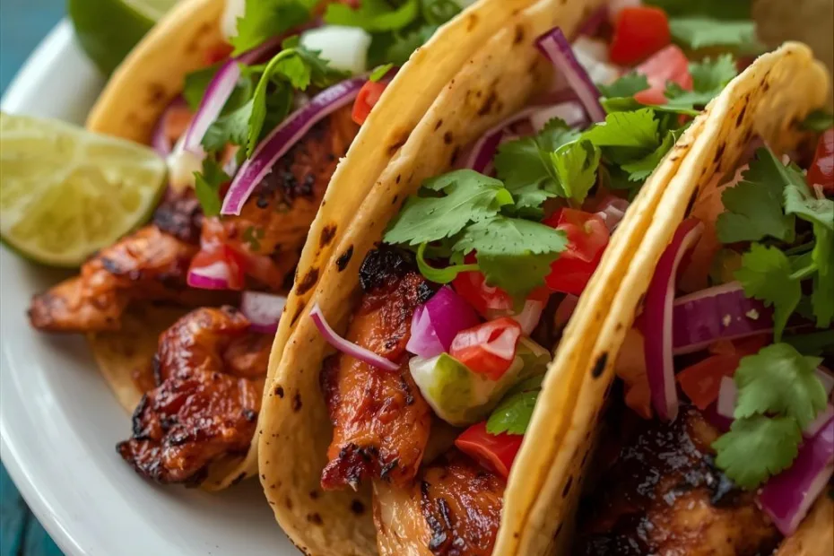 Grilled Chicken Street Tacos Recipe