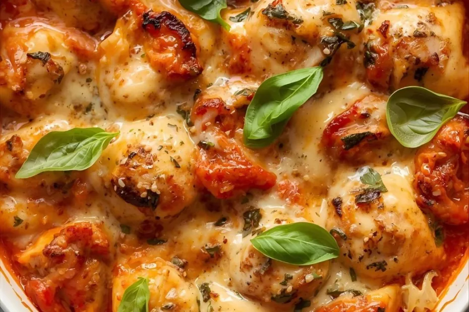 Cheesy Baked Tortellini Recipe