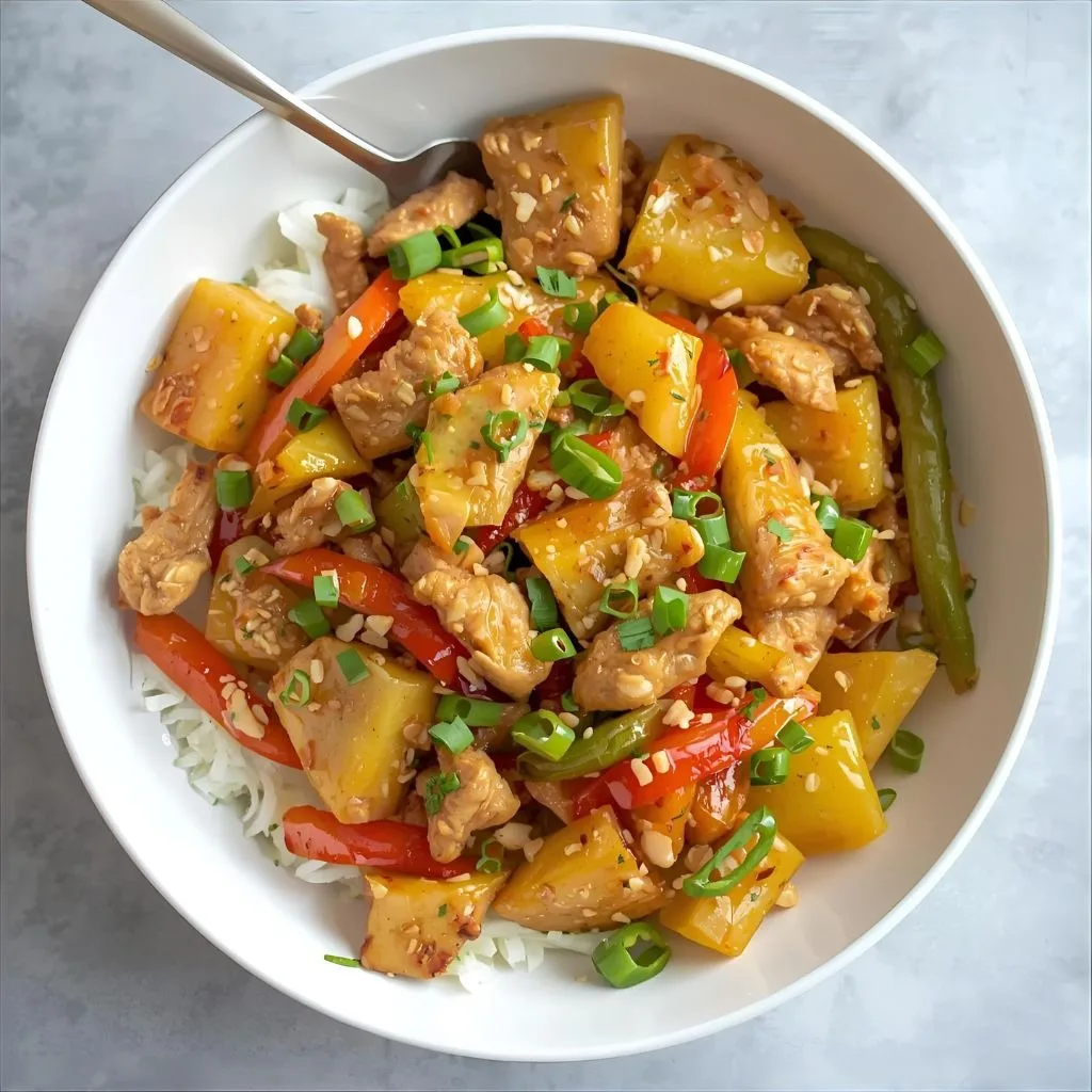 Pineapple Chicken Stir Fry Recipe