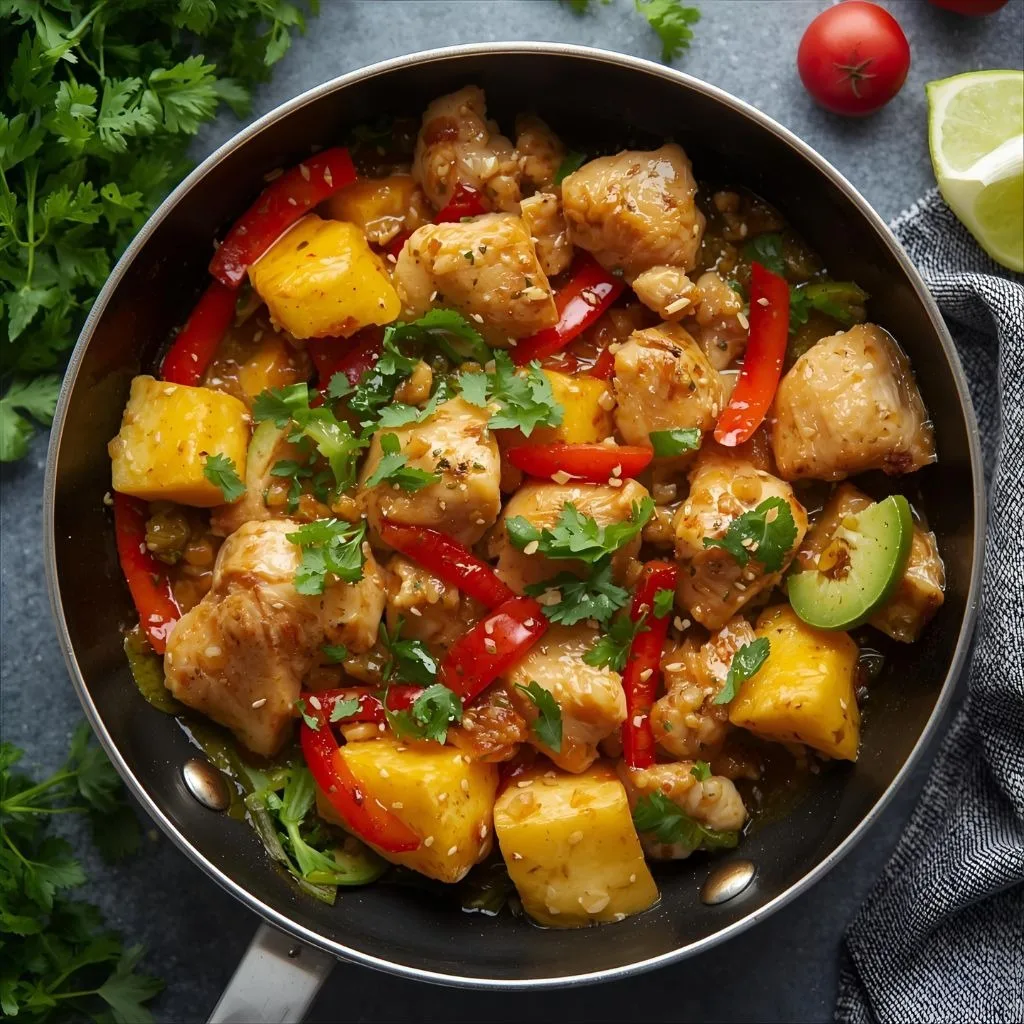 Pineapple Chicken Stir Fry Recipe