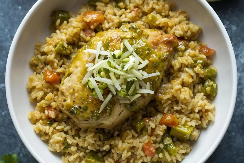 Salsa Verde Chicken And Rice Recipe