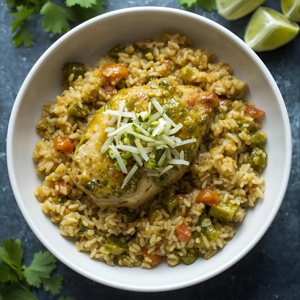 Salsa Verde Chicken And Rice Recipe