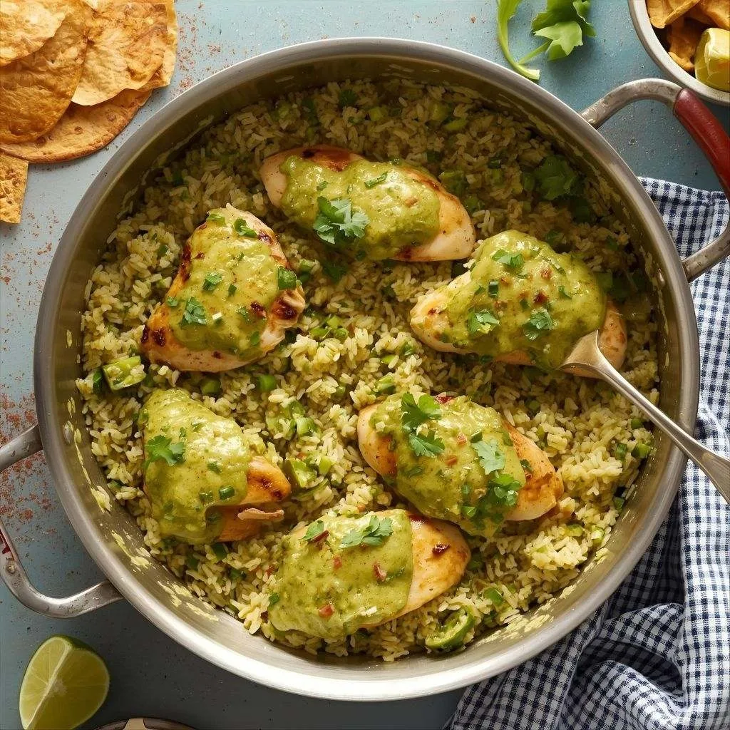 Salsa Verde Chicken And Rice Recipe