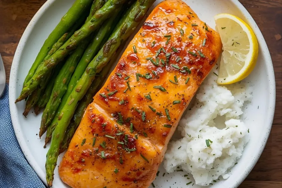 Air Fryer Honey Mustard Salmon Recipe