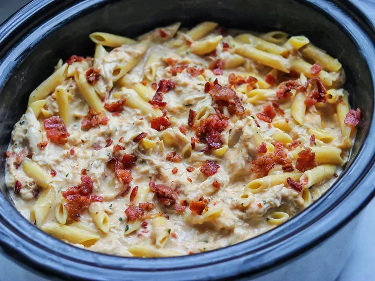 Chicken Bacon Ranch Baked Penne Recipe