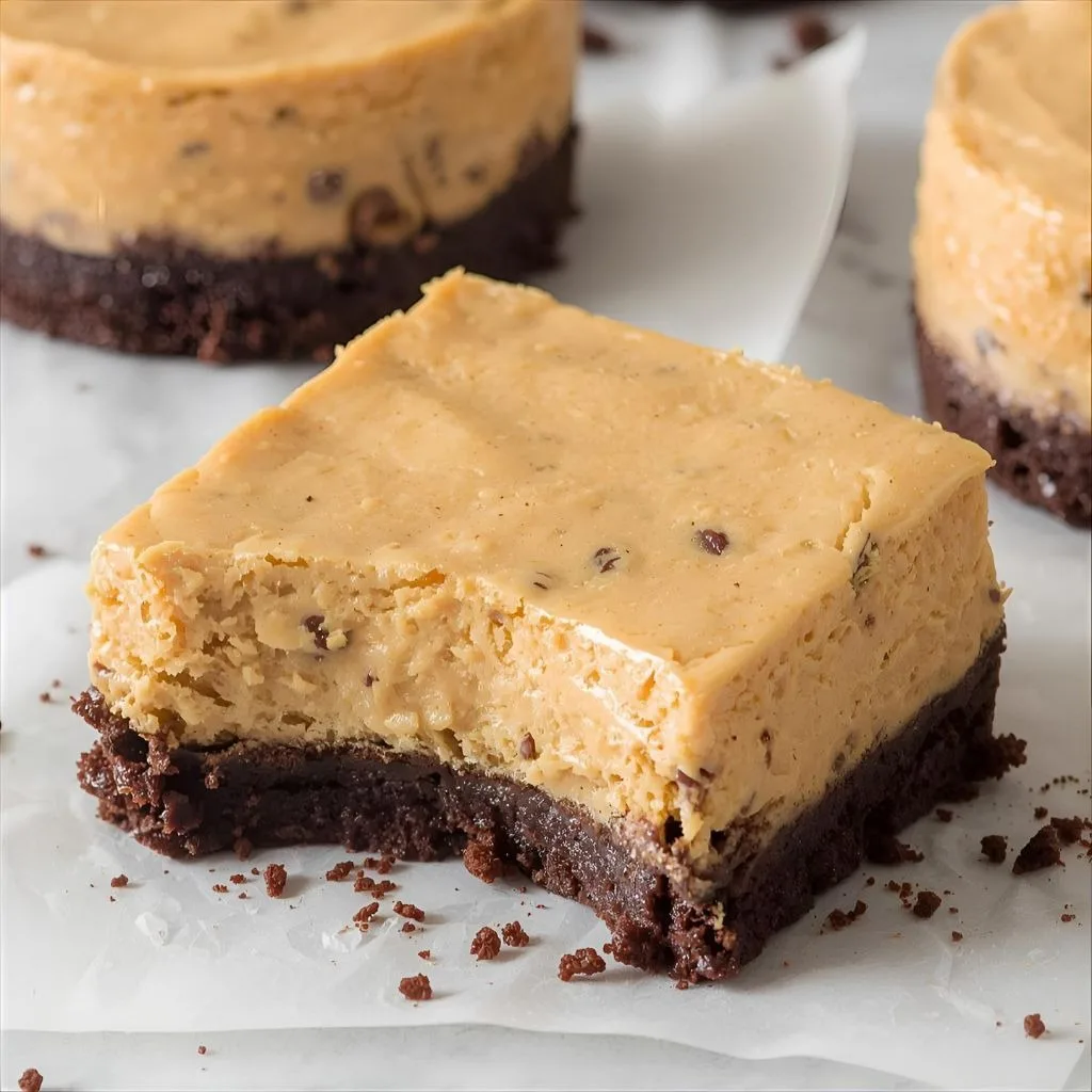 Brownie Bottom Cookie Dough Cheesecake Recipe