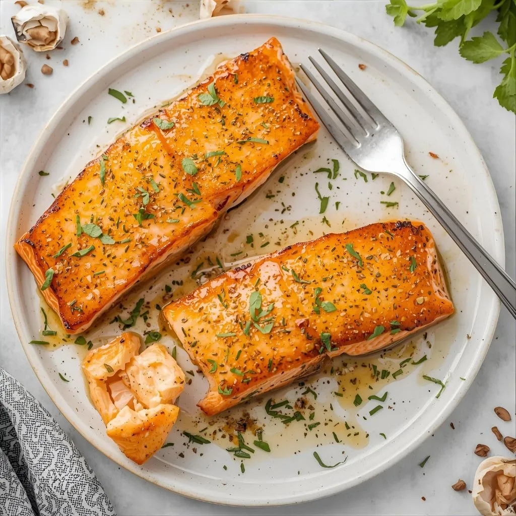 Air Fryer Honey Garlic Salmon Recipe