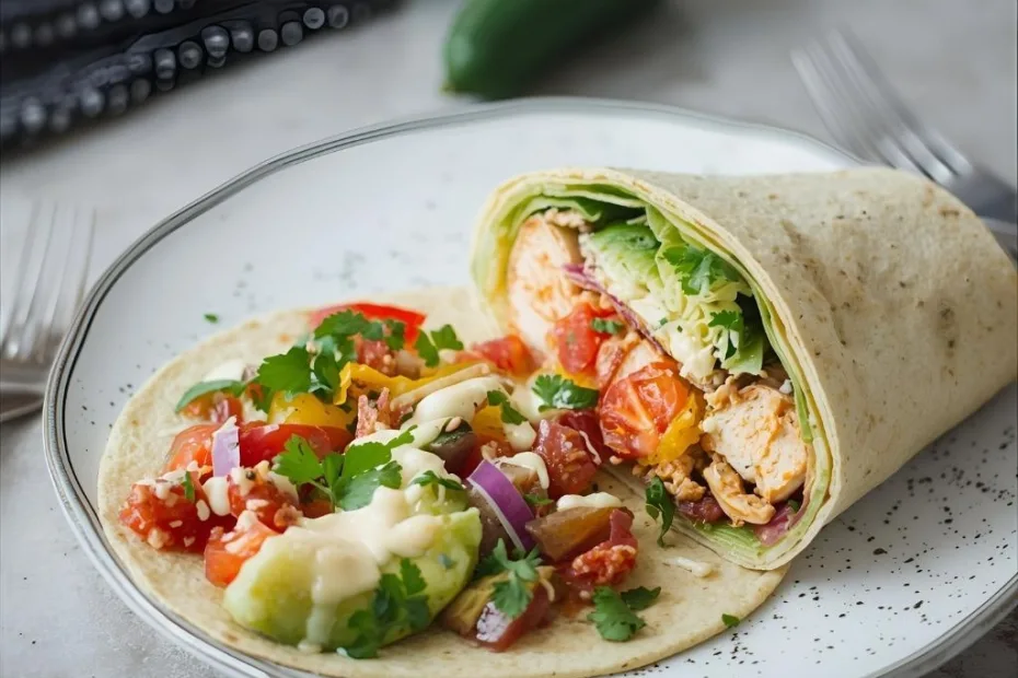 Southwest Chicken Wrap Recipe