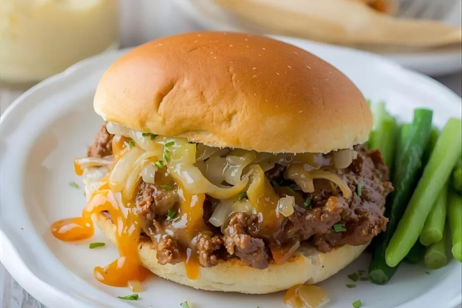 Philly Cheese Steak Sloppy Joes Recipe