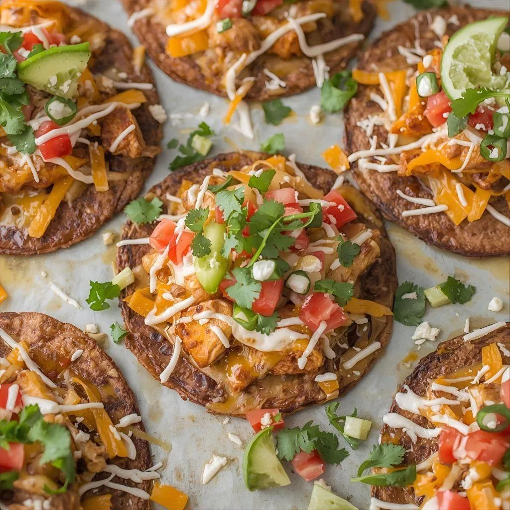 BBQ Chicken Tostadas Recipe