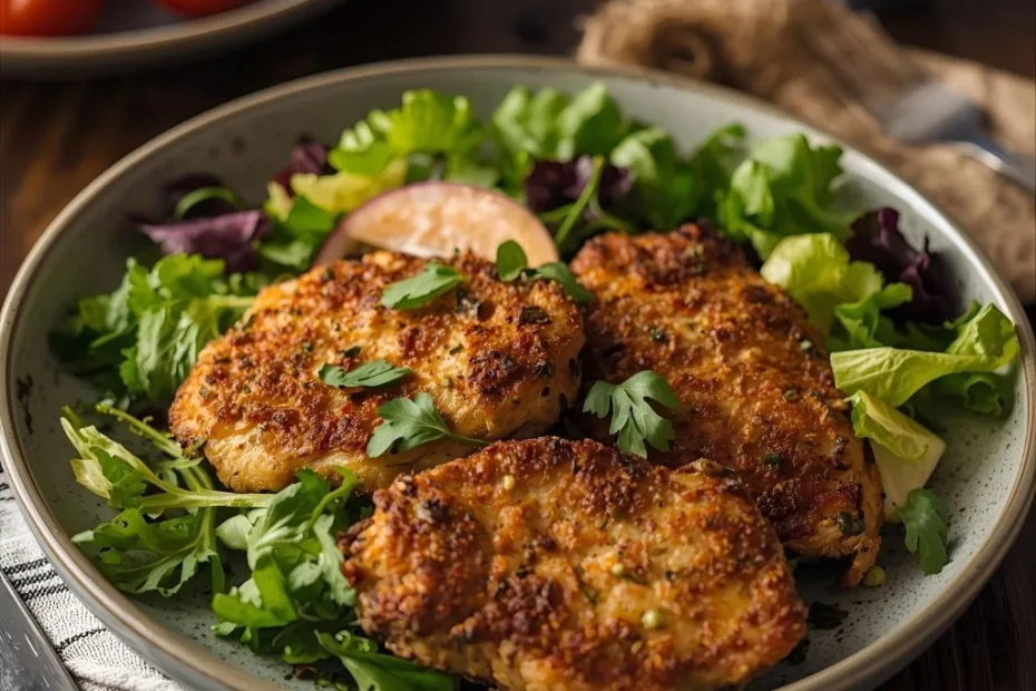 Healthy Crispy Baked Chicken Cutlets Recipe