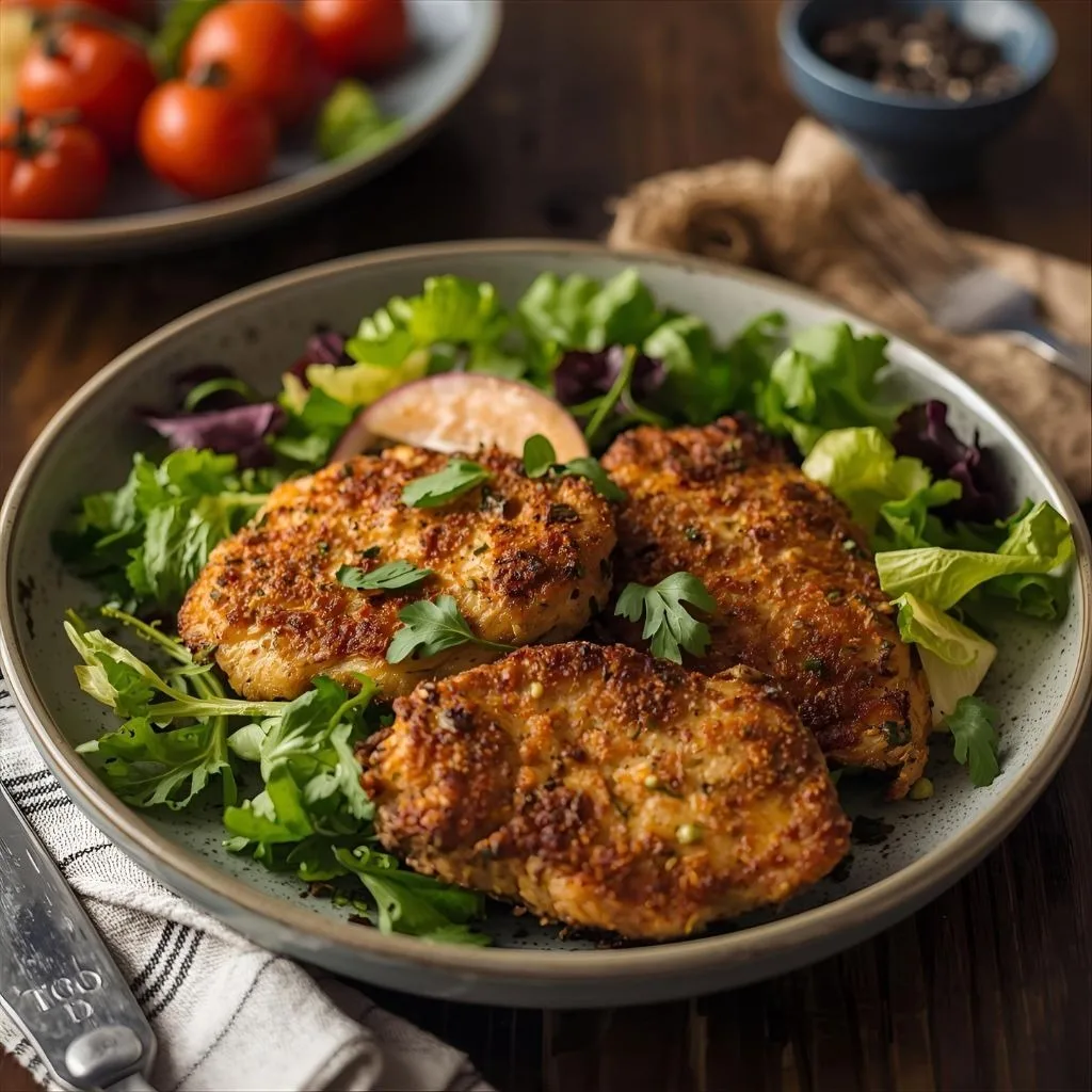 Healthy Crispy Baked Chicken Cutlets Recipe