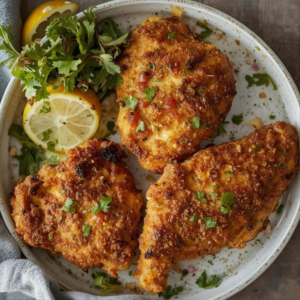 Healthy Crispy Baked Chicken Cutlets Recipe