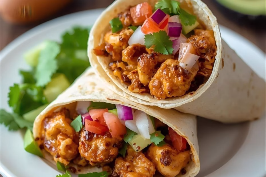 Hawaiian BBQ Chicken Wraps Recipe