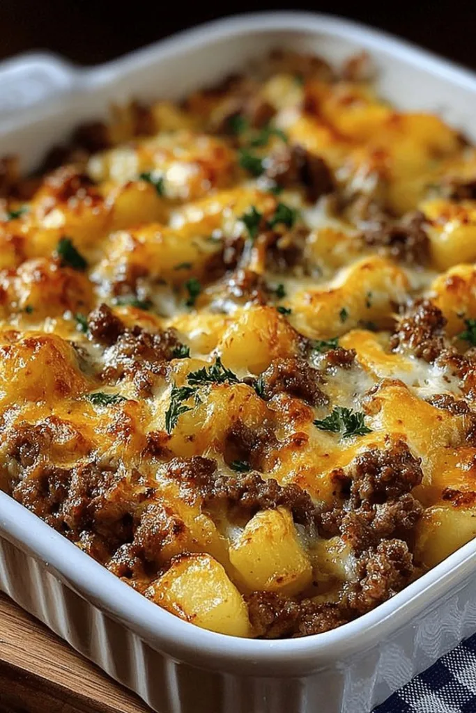 Hamburger Potato Casserole Recipe