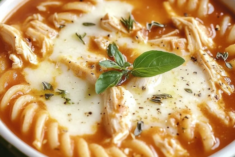 Crockpot Chicken Parmesan Soup Recipe