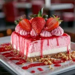 Strawberry Crunch Cheesecake Recipe