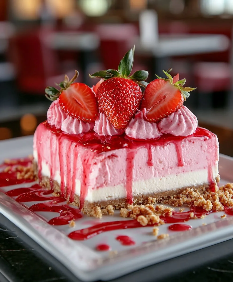 Strawberry Crunch Cheesecake Recipe