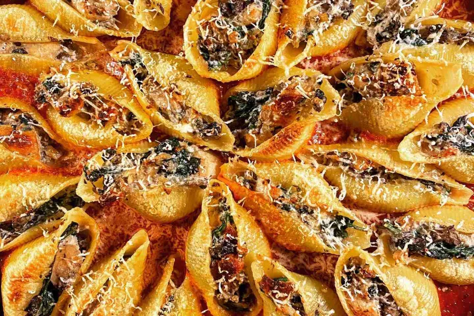 Spinach and Ricotta Stuffed Shells Recipe