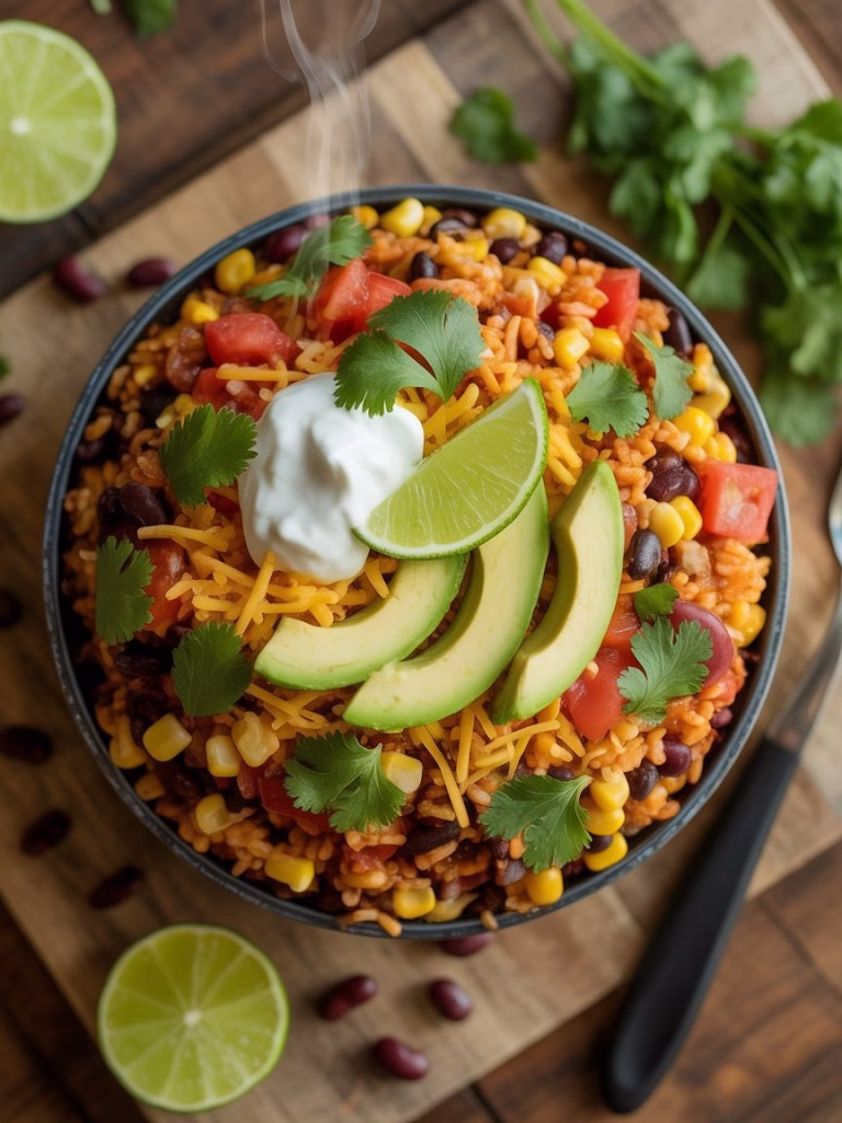 One Pot Burrito Bowl Recipe