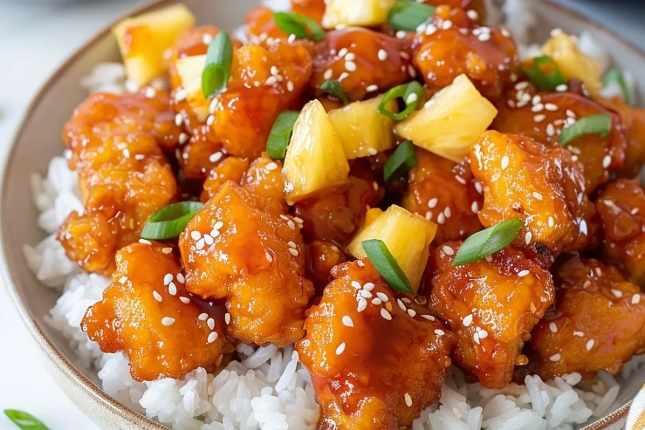 Baked Sweet and Sour Chicken Recipe