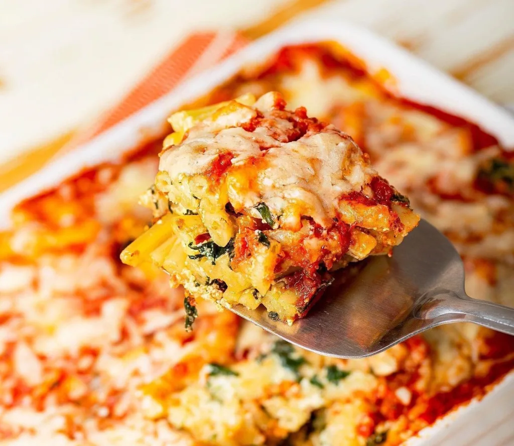 Spinach Ricotta Pasta Bake Recipe