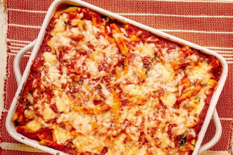 Spinach Ricotta Pasta Bake Recipe