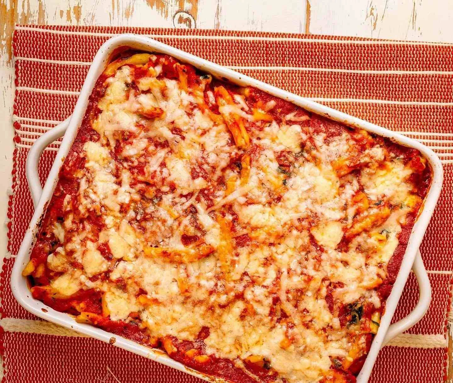 Spinach Ricotta Pasta Bake Recipe