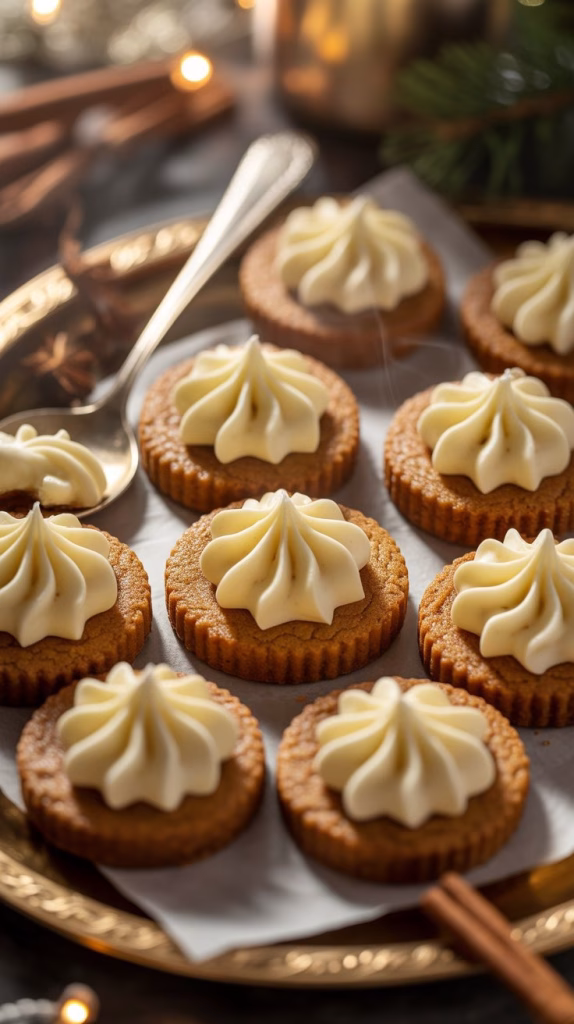 Festive Ginger Cheesecake Cookies Recipe