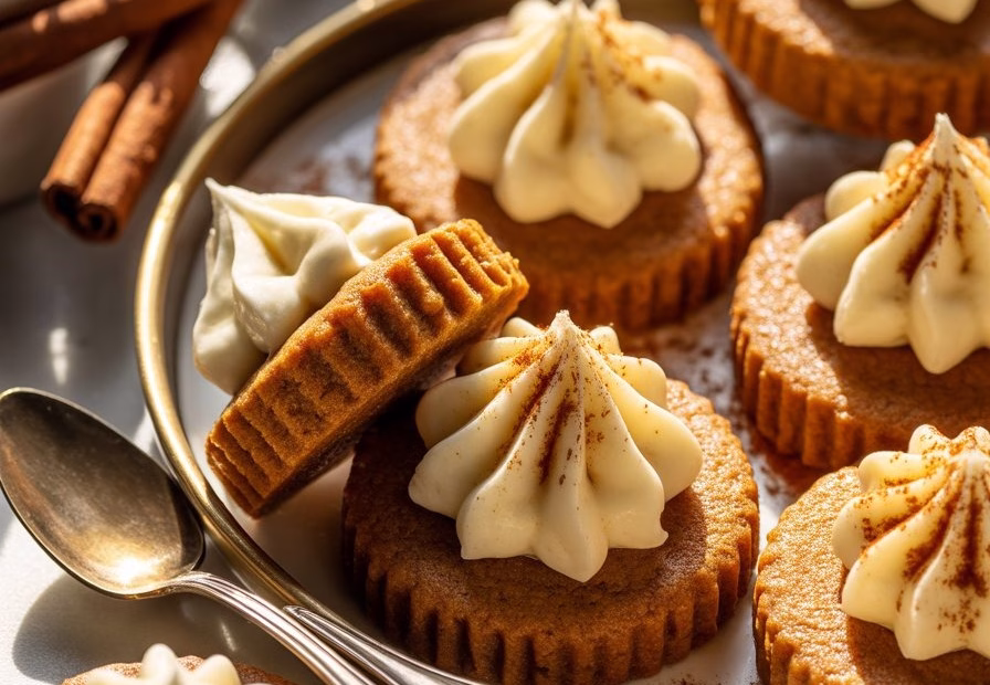 Festive Ginger Cheesecake Cookies Recipe