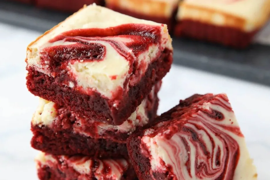 Red Velvet Cheesecake Brownies Recipe