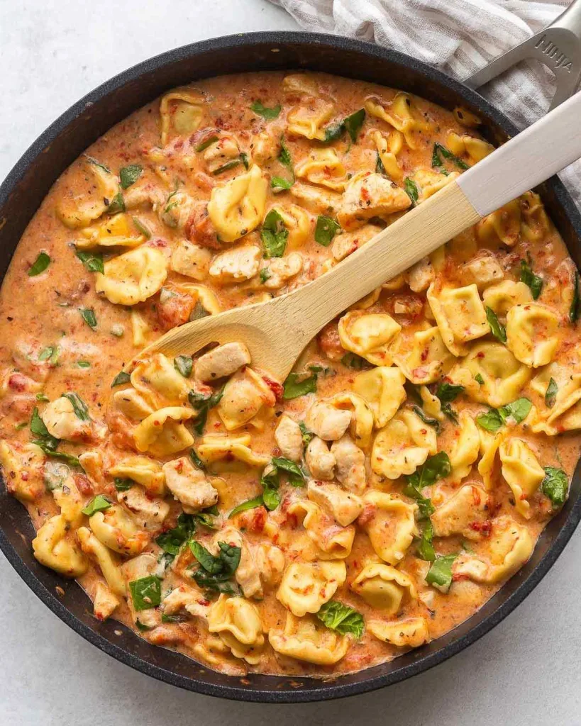 Chicken Taco Tortellini Skillet Recipe