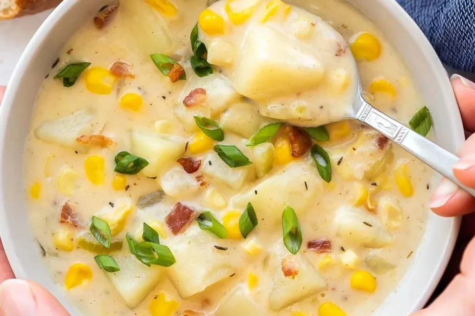 Crock Pot Corn Chowder Recipe