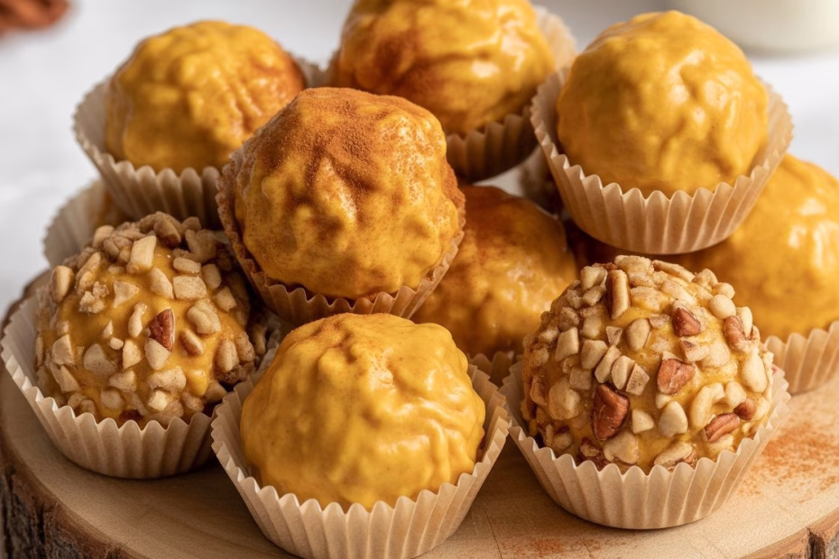 No Bake Pumpkin Balls Recipe
